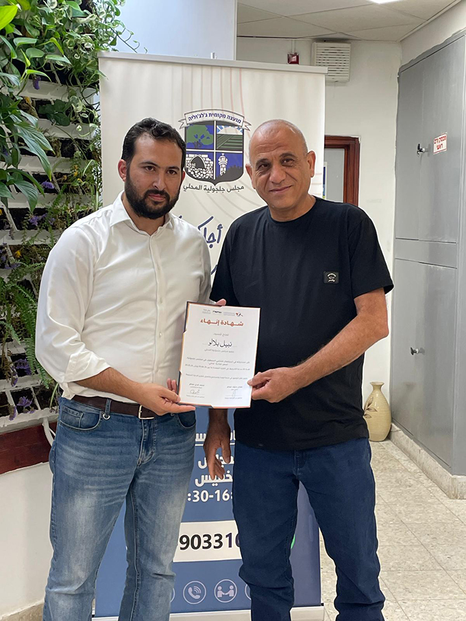 اختتام استكمال لأعضاء مجلس جلجولية توقيع ميثاق الإدارة السليمة 